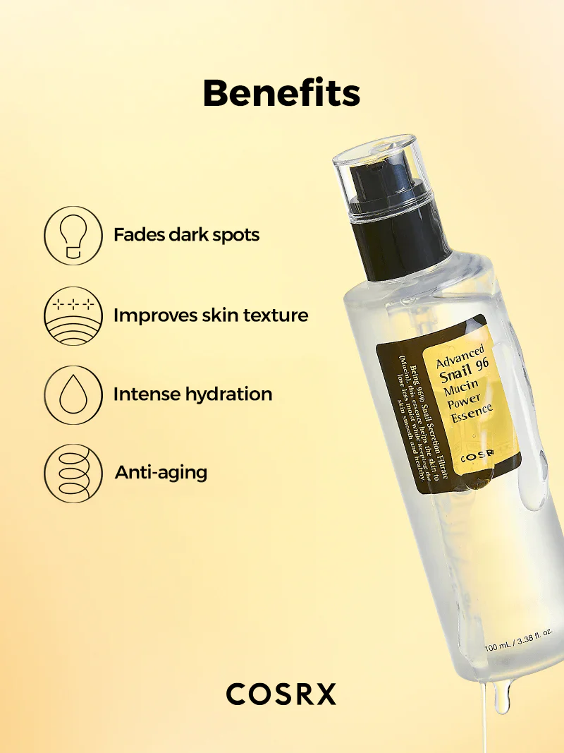 COSRX Advance Snail 96 Mucin Power Essence 3.38 fl.oz- 100 ml-5
