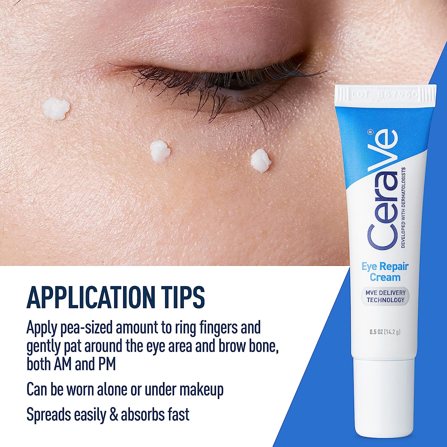 CeraVe Eye Repair Cream for Dark circles & Puffiness-4
