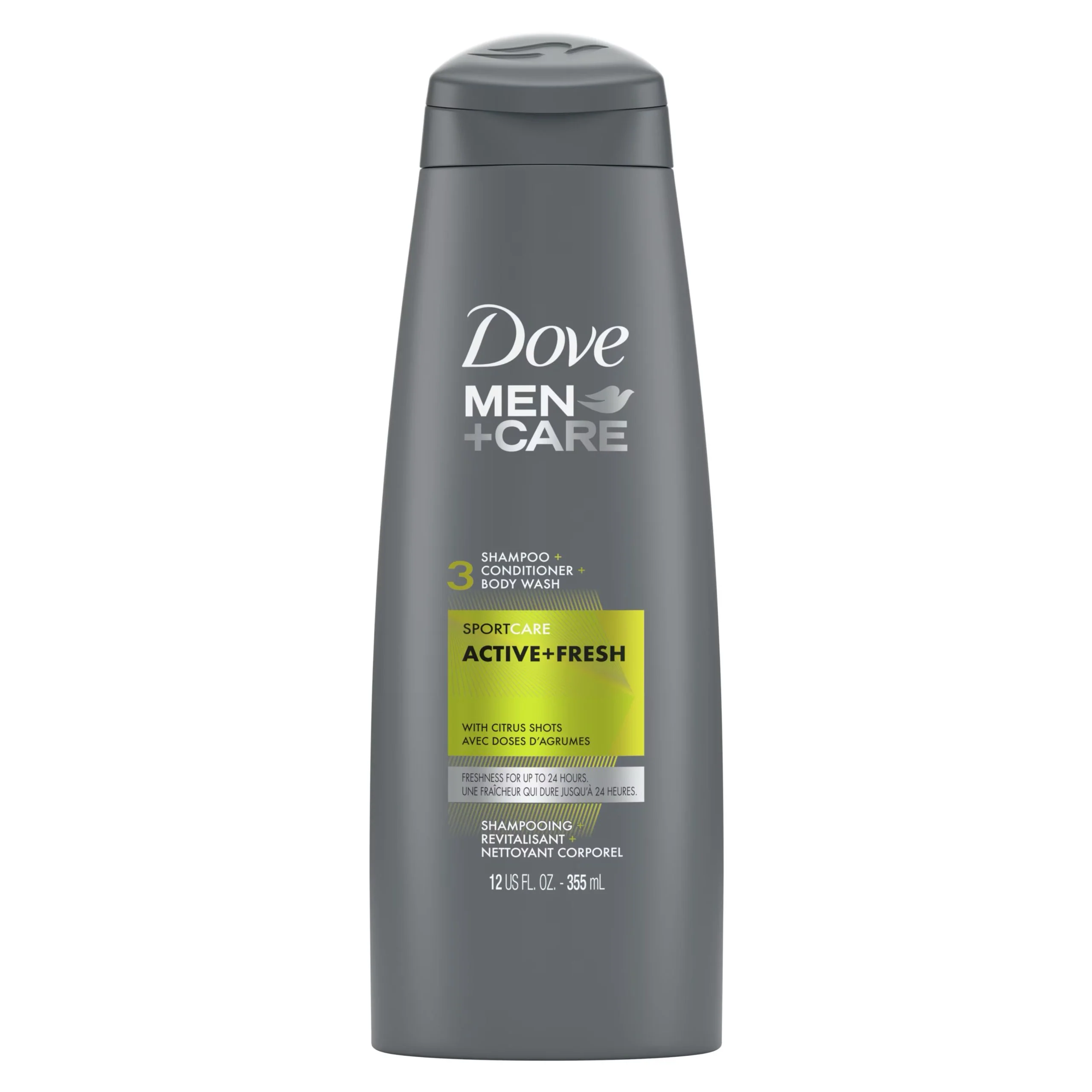 Dove Men U.S.A 3in1 Shampoo+Conditioner+Body Wash Active + Fresh 355ml