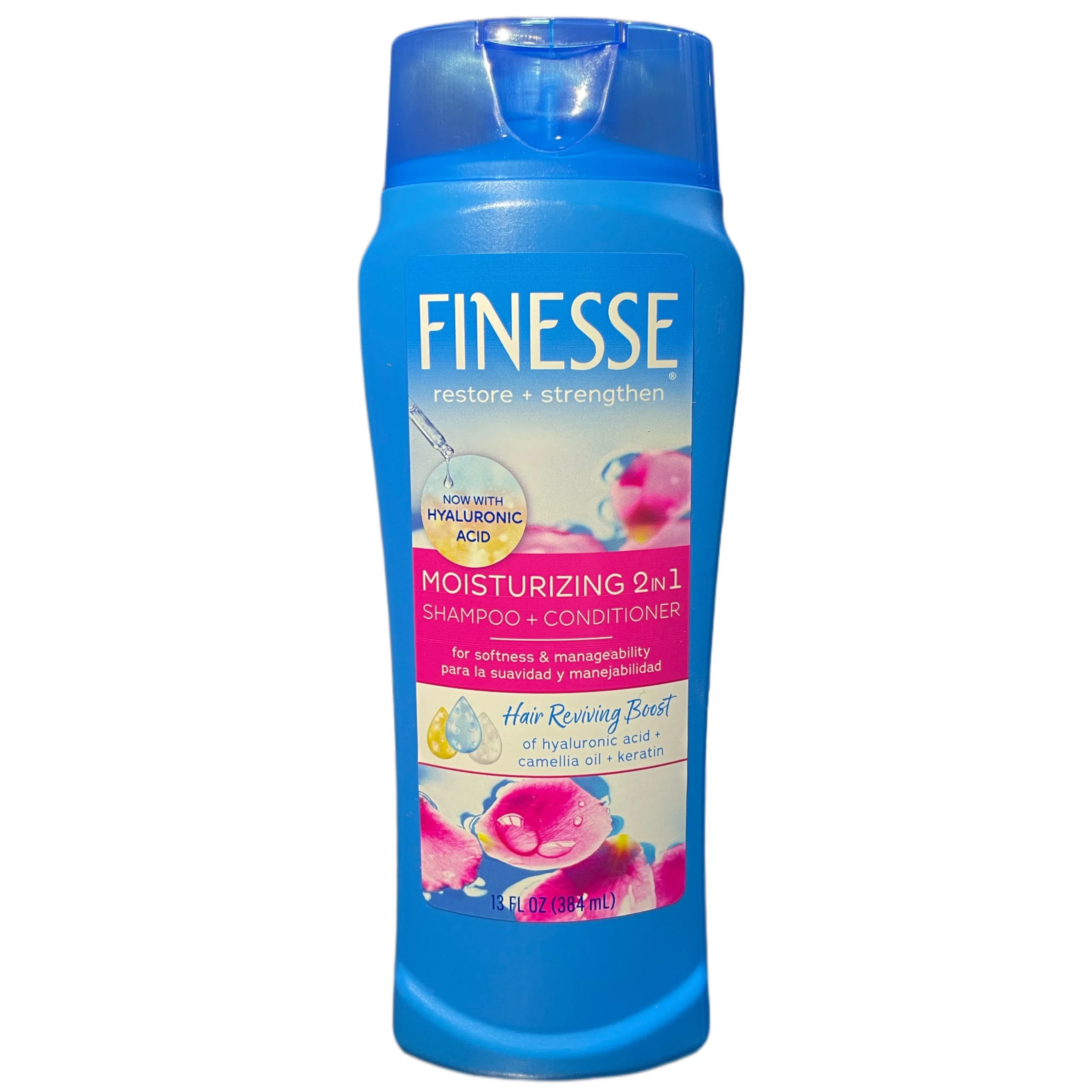 Finesse Restore + Strengthen Moisturizing 2in1 Shampoo + Conditioner 384ml-1