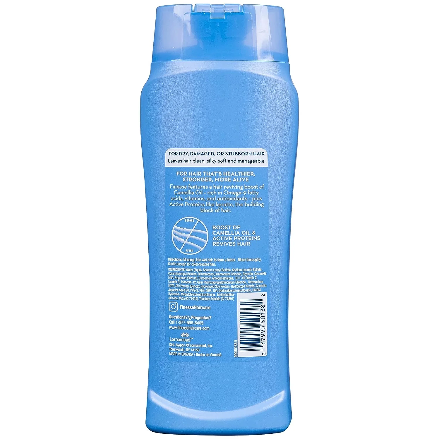 Finesse Restore + Strengthen Moisturizing 2in1 Shampoo + Conditioner 384ml-4