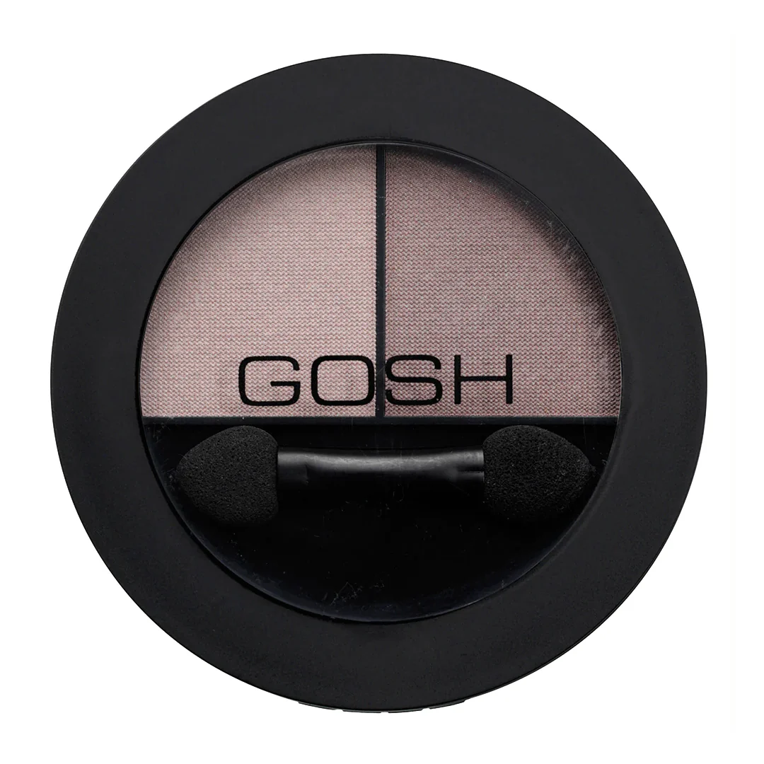 Gosh - Matt Duo Eye Shadow - 001 Brown Base